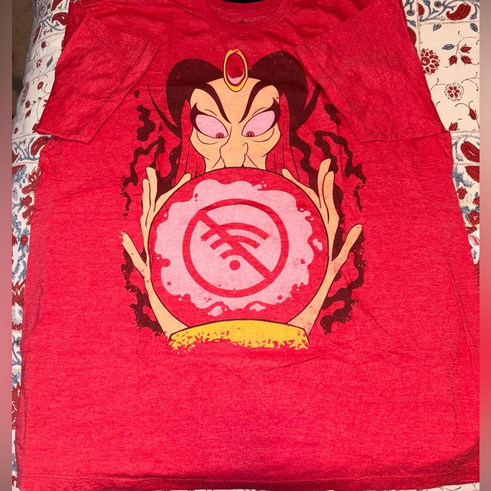 Disney Parks Disneyland Resort Aladdin Jafar Ball T Shirt Unisex Size XL